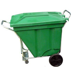 High-Capacity Mobile Waste Bin 270-Litre Gho Kart
